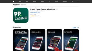 Paddy Power Casino & Roulette on the App Store - iTunes - Apple