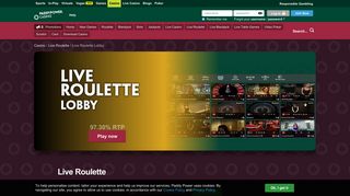 Live Roulette - Play Online at Paddy Power Live Casino