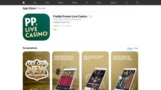 Paddy Power Live Casino on the App Store - iTunes - Apple