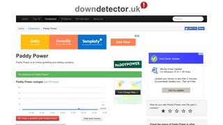 Paddy Power down? Current problems and outages | Downdetector
