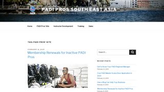 PADI Pros' Site – PADI Pros South East Asia
