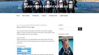 New PADI Pros login – PADI Pros Americas Blog