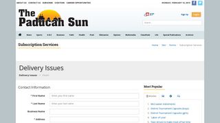 Subscription Services | paducahsun.com - The Paducah Sun