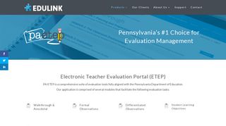 Edulink Inc - PA-ETEP - Teacher Evaluations Software