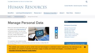 Manage Personal Data | Human Resources