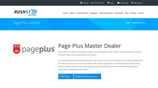 Page Plus Master Dealer & Distributor | Rush Star Wireless