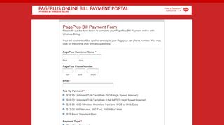 PAGE PLUS CELLULAR - Page Plus Wireless Login