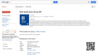 Web Application Using JSP - Google Books Result