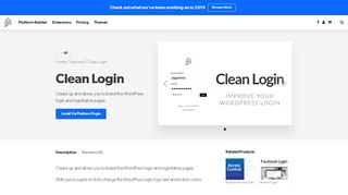 Clean Login - PageLines