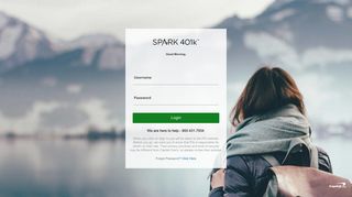 Login - Spark 401k