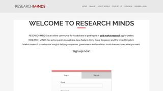 RESEARCHMINDS – Paid market research opportunities