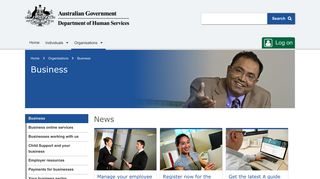 Business - Australian Government Department of Human Services