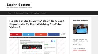Paid2YouTube Review: A Scam Or A Legit Opportunity To Earn ...
