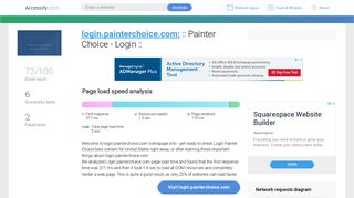 Access login.painterchoice.com. :: Painter Choice - Login ::