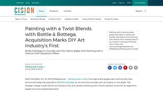 Painting with a Twist Blends with Bottle & Bottega, Acquisition Marks ...