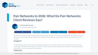 Pair Networks In 2019: What Do Pair Networks Client Reviews Say?
