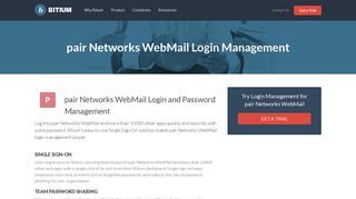 pair Networks WebMail Login Management - Team Password Manager
