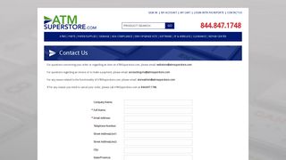 Contact Us - ATM Superstore