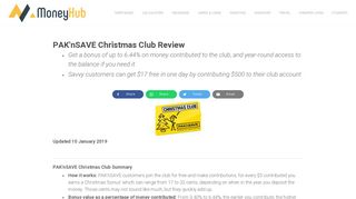 PAK'nSAVE Christmas Club Review - MoneyHub NZ | Compare ...