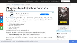 pakedge Login: How to Access the Router Settings | RouterReset