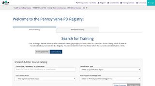 STARS 101 and 102 - PD Registry