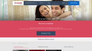 Pakistan Matrimonial - Pakistan Marriage - Jeevan Sathi