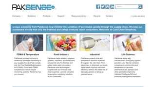 PakSense: Cold Chain Logistics & Technologies Services
