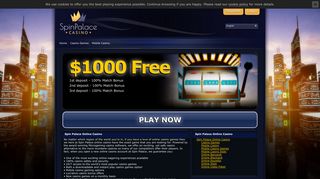 Spin Palace Online Casino | Best Games, Best Bonuses!