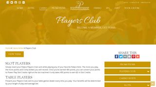 The Players Club | Palace Casino Resort | Biloxi, MS