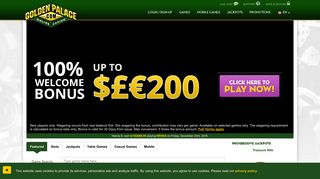 GoldenPalace.com Online Casino