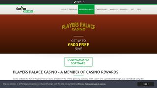 Players Palace Casino - Casino Rewards Member Casino