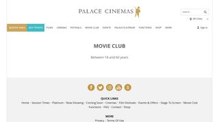 Movie Club | Palace Cinemas