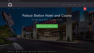 VIP Casino Host for Comps at Palace Station Hotel and Casino, Nevada