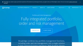 Portfolio and Order Management for Trust Services Providers ...