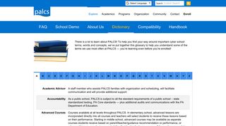 Dictionary - PA Leadership Charter School (PALCS)