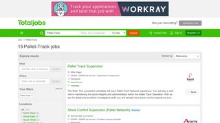 Pallet-Track Jobs, Vacancies & Careers - totaljobs
