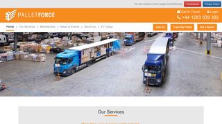 Pallet Delivery SuperNetwork in UK and Europe | Palletforce Ltd