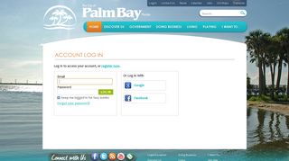 Account Log In | City of Palm Bay, FL