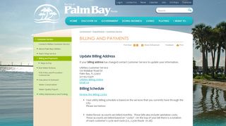 Billing and Payments | City of Palm Bay, FL