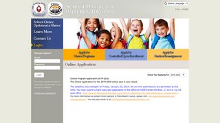 Apply for Choice Programs - Palm Beach County School District