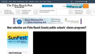 How selective are Palm Beach County public schools' choice ...