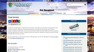 Risk Management Group Insurance - Palm Beach County