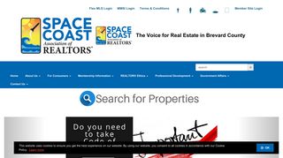 Home - Space Coast Association of REALTORS®.