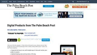 Digital Products From The Palm Beach Post