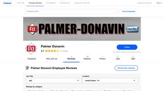 Working at Palmer Donavin: Employee Reviews | Indeed.com