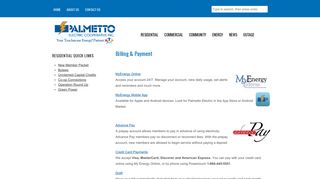 Billing & Payment - Palmetto Coop