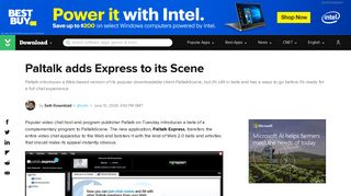Paltalk adds Express to its Scene - CNET Download.com