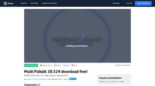 Multi Paltalk 10.524 download free! by Gj4znXYKLwkm Thompson on ...