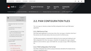 Red Hat Enterprise Linux 6 2.2. PAM Configuration Files - Red Hat ...