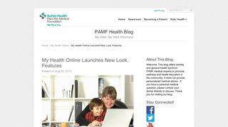 My Health Online Launches New Look, Features | PAMF Health Blog